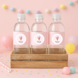 Rótulo De Garrafa De Vinho Festa de Sorvete Personalizada