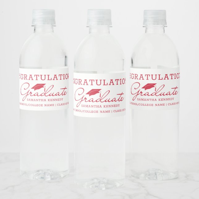 Rótulo De Garrafa De Vinho Formando Vermelho E Branco 2025 (Garrafas)