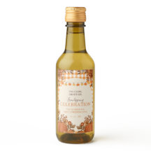 Rótulo de Garrafa de Vinho Friendsgiving Presente
