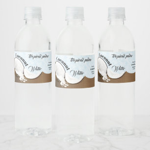 Rótulo De Garrafa De Vinho Fruta tropical de coco