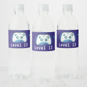 Rótulo De Garrafa De Vinho Gamer Épico Feliz Aniversário de 13 anos Critical