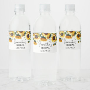 Rótulo De Garrafa De Vinho Girassóis Flores Amarelas Chá de panela Russo