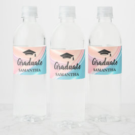 Rótulo De Garrafa De Vinho Graduação Moderna