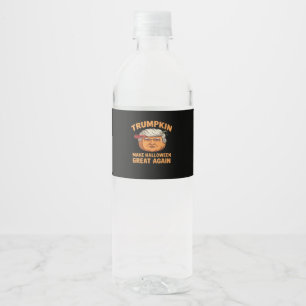 Rótulo De Garrafa De Vinho Halloween Trumpkin Torna O Excelente De Halloween