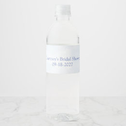 Rótulo De Garrafa De Vinho Hortênsia Azul Alguma Coisa Azul Chá de Noiva