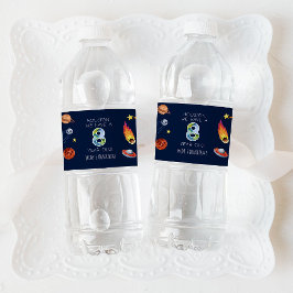 Rótulo De Garrafa De Vinho Houston We Have A 8 Year Old 8th Birthday Party