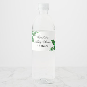 Rótulo De Garrafa De Vinho Invólucro Tropical da Garrafa de Água do Chá de fr