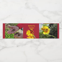 Rótulo De Garrafa De Vinho Jardim da Borboleta