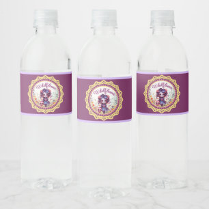 Rótulo De Garrafa De Vinho Jardim Gótico Fofo - Caveira de Açúcar