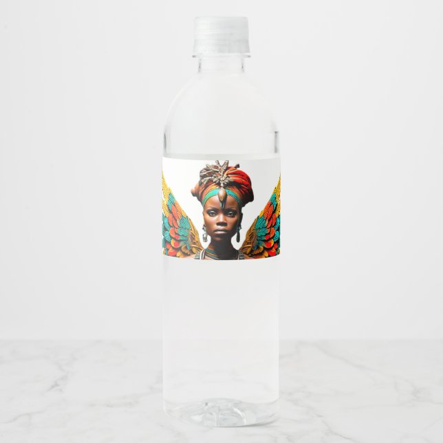 Rótulo De Garrafa De Vinho Kivuli Mambo African Fairy (Frente)