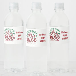 Rótulo De Garrafa De Vinho Letra Papai noel malvada ou simpática polo norte