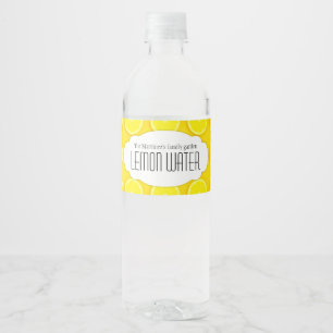 Rótulo De Garrafa De Vinho Limão feito sob encomenda da água do limão -