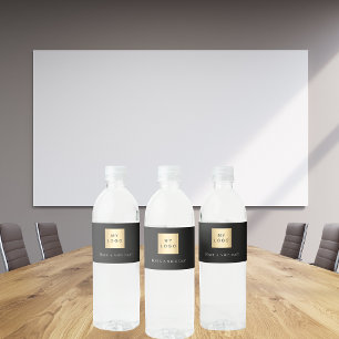 Rótulo De Garrafa De Vinho Logotipo branco preto