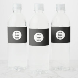 Rótulo De Garrafa De Vinho Logotipo da Empresa de Negócios Promocionais Preto