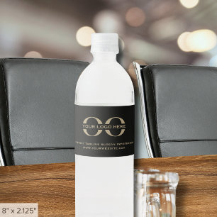 Rótulo De Garrafa De Vinho Logotipo Preto Personalizado Adicione Seu Texto De