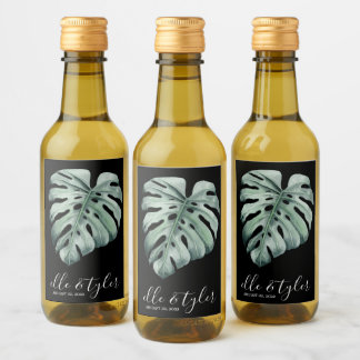 Rótulo de Garrafa de Vinho Miniatura para Casament