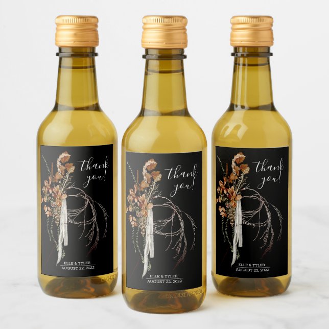 Rótulo de Garrafa de Vinho Miniatura para Casament (Garrafas)