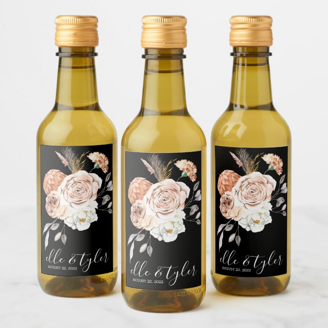 Rótulo de Garrafa de Vinho Miniatura para Casament (Garrafas)