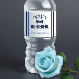 Rótulo De Garrafa De Vinho Mister OnewonArco Tie primeiro aniversario