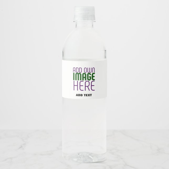 RÓTULO DE GARRAFA DE VINHO MODELO DE TEXTO DE IMAGEM BRANCA SIMPLES EDITÁVEL  (Frente)