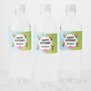 Rótulo De Garrafa De Vinho Noir Chibi, um Aniversário do Gato Miraculoso