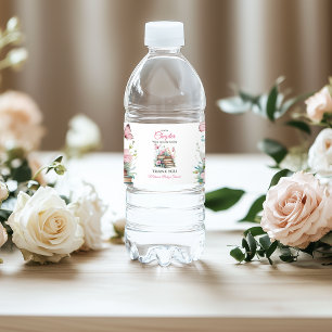 Rótulo De Garrafa De Vinho Novo Capítulo Chá de fraldas De Livro De Histórias