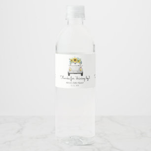 Rótulo De Garrafa De Vinho Obrigados para Dirigir de Carro Branco: Favor de G