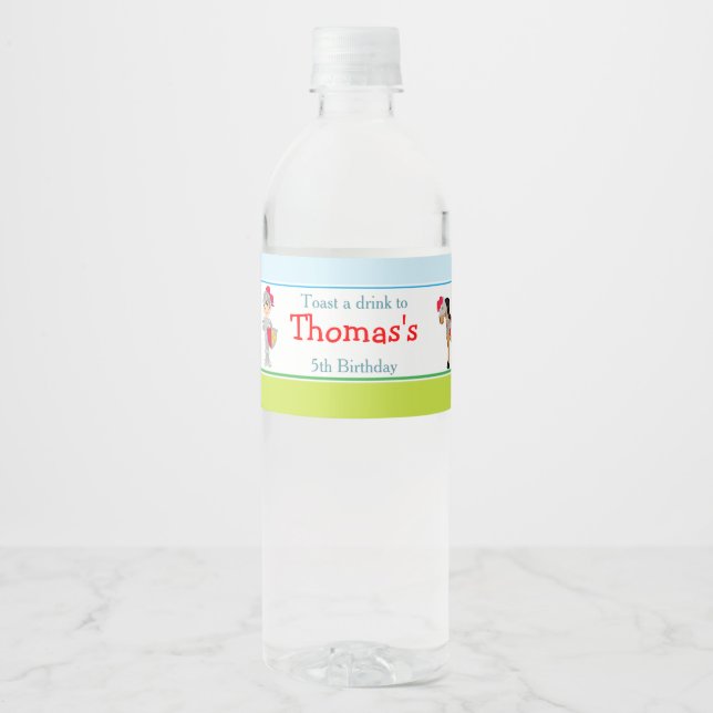 Rótulo De Garrafa De Vinho Ouça Ye Brunette Cute Knight (Frente)