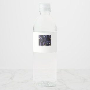 Rótulo De Garrafa De Vinho Padrão Clássico Abstrato Whimsigoth