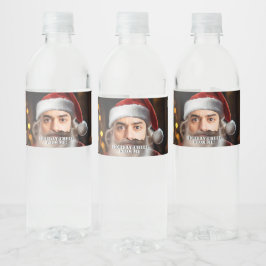 Rótulo De Garrafa De Vinho Papais noeis instantâneos! Apenas adicione seu ros