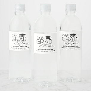 Rótulo De Garrafa De Vinho Parabéns Graduação 