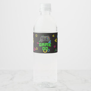Rótulo De Garrafa De Vinho Parabéns Joystick Gamer Jogos No Joystick