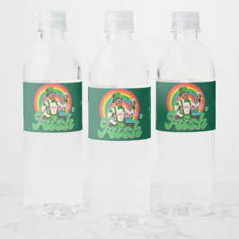 Rótulo De Garrafa De Vinho Patrick LGBTQ+ Personalizado, Rua Irlandesa e Orgu