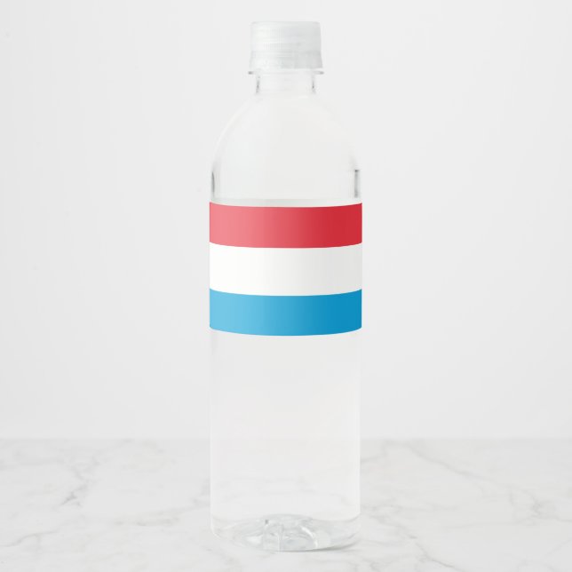 Rótulo De Garrafa De Vinho pavilhão luxemburguês (Frente)
