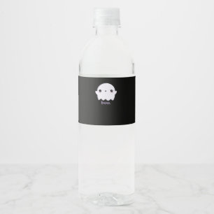 Rótulo De Garrafa De Vinho Pequeno Boo Cute Halloween