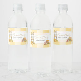 Rótulo De Garrafa De Vinho Pequeno Chá de fraldas Russo de Abóbora