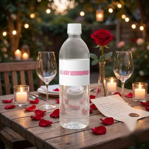Rótulo De Garrafa De Vinho Personalizado Eu Amo Meu Marido – Adicionar Foto d