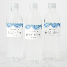 Rótulo De Garrafa De Vinho Placa de Boas-Vindas de Chá de Bebê Floral com Hor