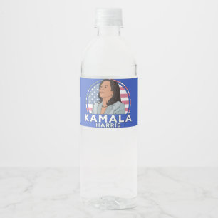 Rótulo De Garrafa De Vinho Política Kamala Harris