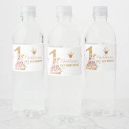 Rótulo De Garrafa De Vinho Primeiro aniversario da Princesa Suína