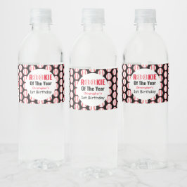 Rótulo De Garrafa De Vinho Primeiro aniversario Rookie Baseball