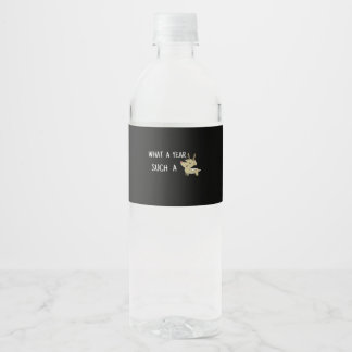 Rótulo De Garrafa De Vinho Que Momento Divertido de Veado em Estilo Retrô