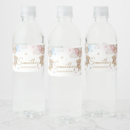 Rótulo De Garrafa De Vinho Revelação do Gênero do Urso Ele ou Ela