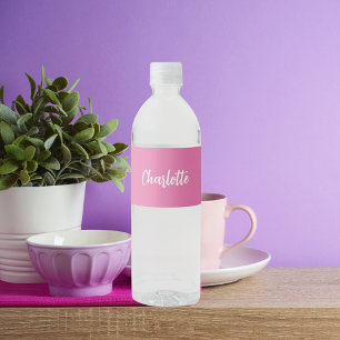 Rótulo De Garrafa De Vinho roteiro de nome rosa