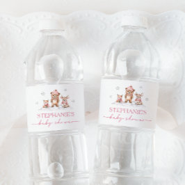 Rótulo De Garrafa De Vinho Rótulo de Água Chá de fraldas dos Animais da Flore