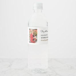 Rótulo De Garrafa De Vinho Rótulo de código QR de promoção de logotipo de imó