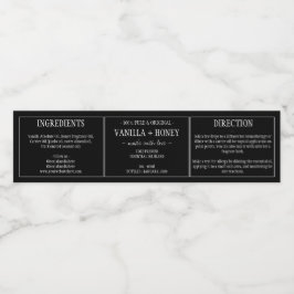 Rótulo De Garrafa De Vinho Rótulo de Óleo Essencial