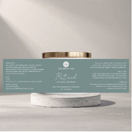 Rótulo De Garrafa De Vinho Rótulo de produto de creme facial personalizado co