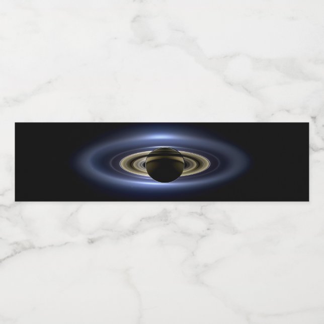 Rótulo De Garrafa De Vinho Saturno Eclipsou o Sol do Orbiter Cassini (Rótulo Único)