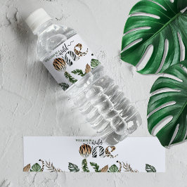 Rótulo De Garrafa De Vinho Selvagem Um primeiro aniversario Neutro de Gênero 